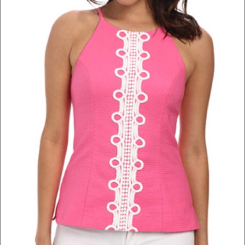 Lilly Pulitzer Annabelle Tank - Hotty Pink